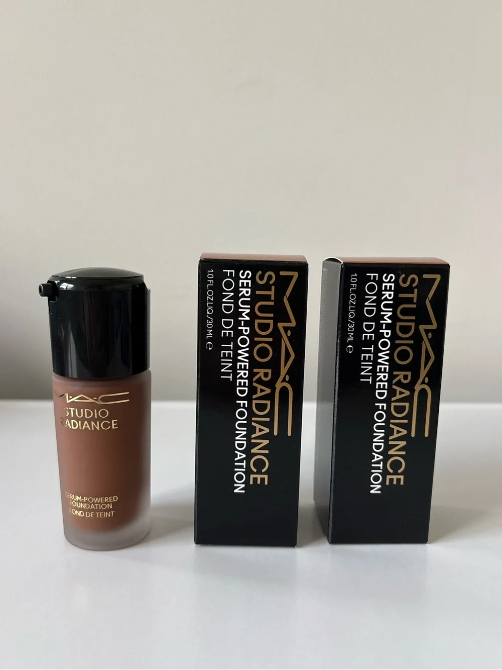 MAC Studio Radiance Serum Powered Foundation Lot of 2 1.0 Fl Oz. NW48 NEW